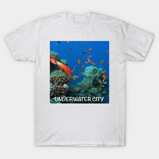 Red Sea Coral Reef T-Shirt by likbatonboot